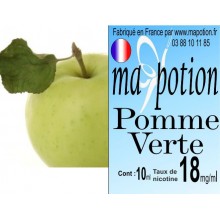 E-Liquide Fruit Pomme Verte, Eliquide Français, recharge liquide pour cigarette électronique, Ecig