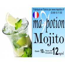 E-Liquide saveur Mojito, Eliquide Français, recharge liquide pour cigarette électronique, Ecig