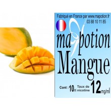 E-Liquide Fruit Mangue, Eliquide Français, recharge liquide pour cigarette électronique, Ecig