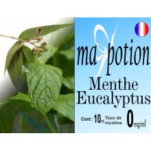 E-Liquide Saveur Menthe Eucalyptus, Eliquide Français Ma Potion, recharge liquide pour cigarette électronique- Nicotine 0 mg