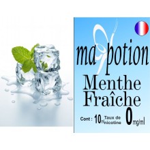 E-Liquide Saveur Menthe Fraîche, Eliquide Français Ma Potion, recharge liquide pour cigarette électronique- Nicotine : 0 mg
