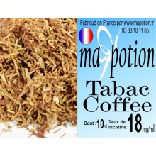 E-Liquide TABAC Coffee, Eliquide Français, recharge liquide pour cigarette électronique, Ecig