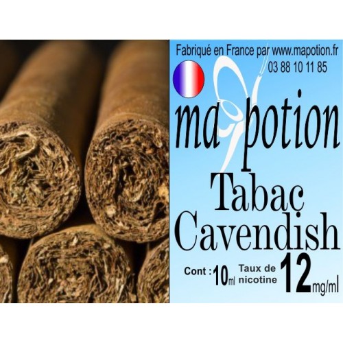 E-Liquide TABAC Cavendish, Eliquide Français, recharge liquide pour cigarette électronique, Ecig E-Liquide TABAC Cavendish, Eliquide Français, recharge liquide pour cigarette électronique, Ecig