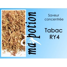 Saveur concentrée TABAC RY4 pour fabriquer ses Eliquides maison, E-Liquides DIY