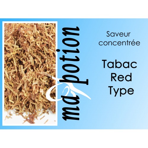 Saveur concentrée TABAC Red Type pour fabriquer ses Eliquides maison, E-Liquides DIY