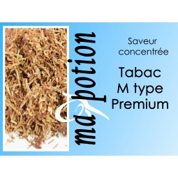 Saveur concentrée TABAC M type Premium pour fabriquer ses Eliquides maison, E-Liquides DIY