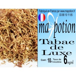 E-Liquide TABAC de Luxe, Eliquide Français, recharge liquide pour cigarette électronique, Ecig