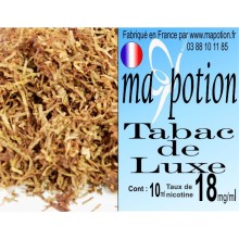 E-Liquide TABAC de Luxe, Eliquide Français, recharge liquide pour cigarette électronique, Ecig