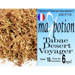 E-Liquide TABAC Desert Voyager, Eliquide Français, recharge liquide pour cigarette électronique, Ecig