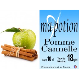 E-Liquide Fruit Pomme Cannelle, Eliquide Français, recharge liquide pour cigarette électronique, Ecig