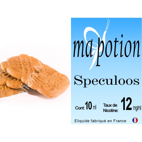 E-Liquide saveur Speculoos, Eliquide Français, recharge liquide pour cigarette électronique, Ecig