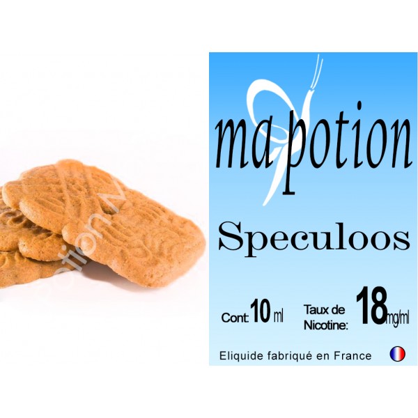 E-Liquide saveur Speculoos, Eliquide Français, recharge liquide pour cigarette électronique, Ecig