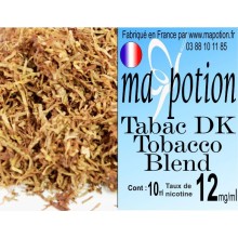 E-Liquide TABAC DK Tobacco Blend, Eliquide Français, recharge liquide pour cigarette électronique, Ecig