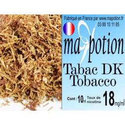 E-Liquide TABAC DK Tobacco, Eliquide Français, recharge liquide pour cigarette électronique, Ecig