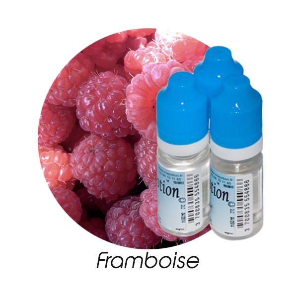 E-Liquide Fruit Framboise, Eliquide Français Ma Potion, recharge liquide pour cigarette électronique. Sans nicotine ni tabac