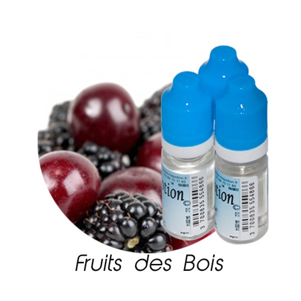 E-Liquide Fruits des Bois, Eliquide Français Ma Potion, recharge liquide pour cigarette électronique. Sans nicotine ni tabac