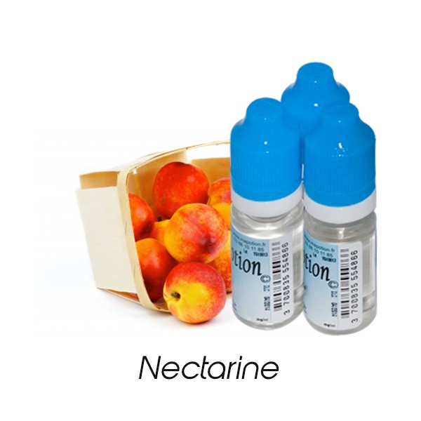 E-Liquide Fruit Nectarine, Eliquide Français Ma Potion, recharge liquide pour cigarette électronique. Sans nicotine ni tabac