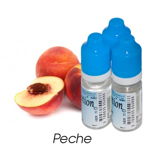 E-Liquide Fruit Pêche, Eliquide Français Ma Potion, recharge liquide pour cigarette électronique. Sans nicotine ni tabac