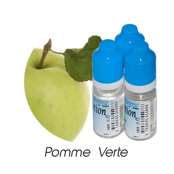 E-Liquide Fruit Pomme Verte, Eliquide Français Ma Potion, recharge liquide pour cigarette électronique. Sans nicotine ni tabac