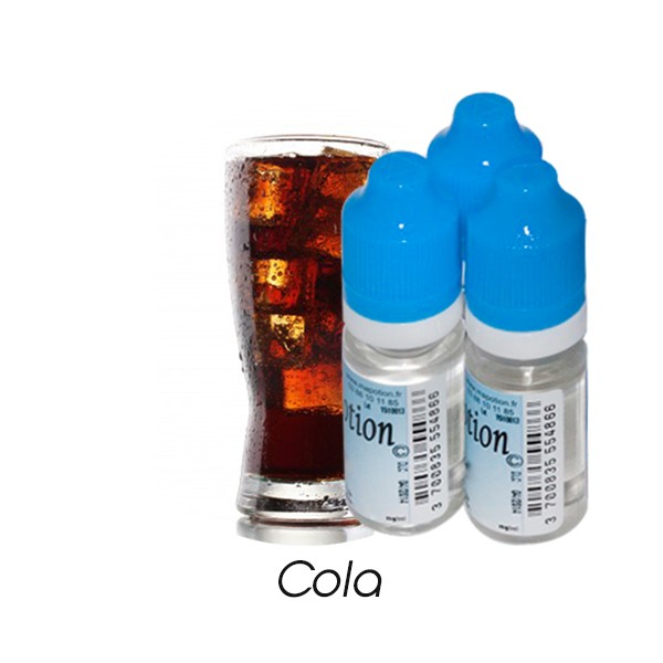 E-Liquide Saveur Cola, Eliquide Français Ma Potion, recharge liquide pour cigarette électronique. Sans nicotine ni tabac