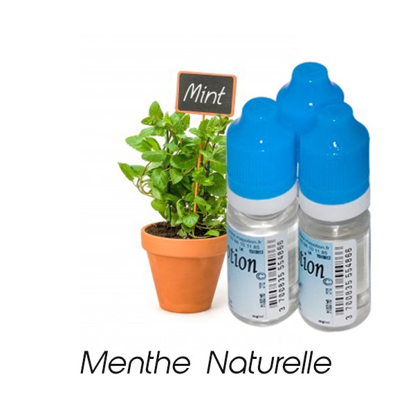 E-Liquide Saveur Menthe Naturelle, Eliquide Français Ma Potion, recharge liquide cigarette électronique. Sans nicotine ni tabac