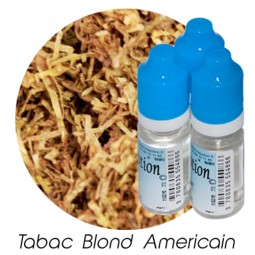 Lot de 3 E-Liquide TABAC Blond Américain, Eliquide Français Ma Potion, recharge cigarette électronique. Sans nicotine ni tabac