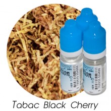 Lot de 3 E-Liquide TABAC Black Cherry, Eliquide Français Ma Potion, recharge cigarette électronique  . Sans nicotine ni tabac