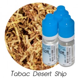 Lot de 3 E-Liquide TABAC Desert Ship, Eliquide Français Ma Potion, recharge cigarette électronique. Sans nicotine ni tabac