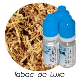 Lot de 3 E-Liquide TABAC de Luxe, Eliquide Français Ma Potion, recharge liquide cigarette électronique. Sans nicotine ni tabac