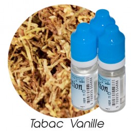 Lot de 3 E-Liquide TABAC Vanille, Eliquide Français Ma Potion, recharge liquide cigarette électronique. Sans nicotine ni tabac