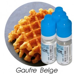 Lot de 3 E-Liquide Gaufre Belge, Eliquide Français Ma Potion, recharge liquide cigarette électronique. Sans nicotine ni tabac