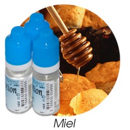 Lot de 3 E-Liquide Miel, Eliquide Français Ma Potion, recharge liquide cigarette électronique. Sans nicotine ni tabac