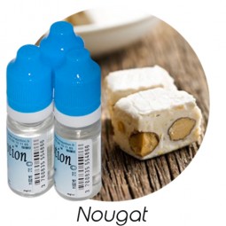 Lot de 3 E-Liquide Nougat, Eliquide Français Ma Potion, recharge liquide cigarette électronique. Sans nicotine ni tabac