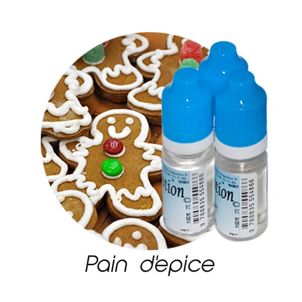 Lot de 3 E-Liquide Pain d'épice, Eliquide Français Ma Potion, recharge liquide cigarette électronique. Sans nicotine ni tabac