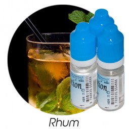 Lot de 3 E-Liquide Rhum, Eliquide Français Ma Potion, recharge liquide cigarette électronique. Sans nicotine ni tabac