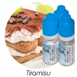 Lot de 3 E-Liquide Tiramisu, Eliquide Français Ma Potion, recharge liquide cigarette électronique. Sans nicotine ni tabac