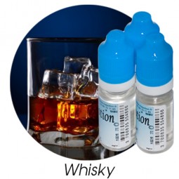 Lot de 3 E-Liquide Whisky, Eliquide Français Ma Potion, recharge liquide cigarette électronique. Sans nicotine ni tabac