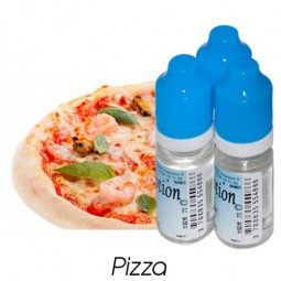 Lot de 3 E-Liquide Pizza, Eliquide Français Ma Potion, recharge liquide cigarette électronique. Sans nicotine ni tabac