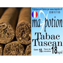 E-Liquide TABAC Tuscan, Eliquide Français, recharge liquide pour cigarette électronique, Ecig