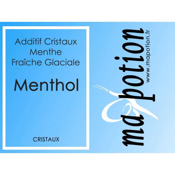 Additif MENTHOL en Cristaux 100% naturel,  pour Eliquide DIY