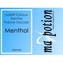 Additif MENTHOL en Cristaux 100% naturel,  pour Eliquide DIY