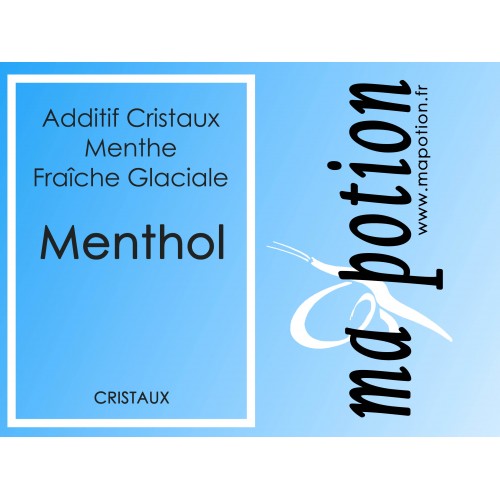 Additif MENTHOL en Cristaux 100% naturel,  pour Eliquide DIY