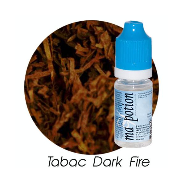 E-Liquide TABAC DARK FIRE, Eliquide Français, recharge liquide pour cigarette électronique, Ecig