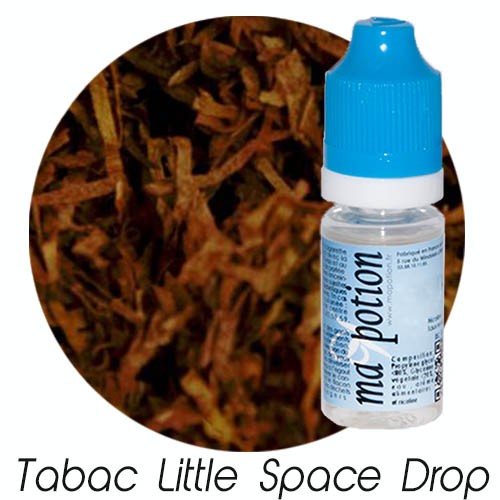 E-Liquide TABAC LITTLE SPACE DROP, Eliquide Français, recharge liquide pour cigarette électronique, Ecig