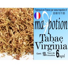 E-Liquide TABAC Virginia, Eliquide Français, recharge liquide pour cigarette électronique, Ecig