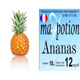 E-Liquide Fruit Ananas, Eliquide Français, recharge liquide pour cigarette électronique, Ecig