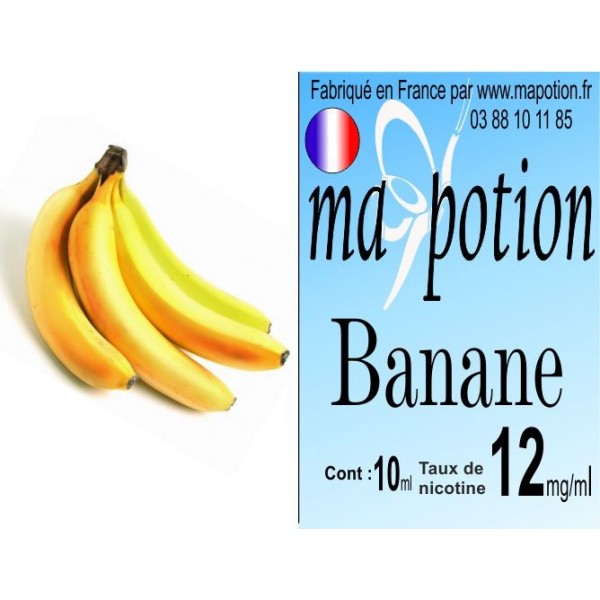 E-Liquide Fruit Banane, Eliquide Français, recharge liquide pour cigarette électronique, Ecig