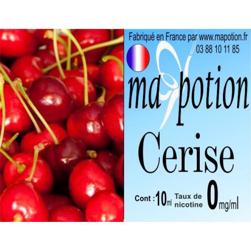 E-Liquide Fruit Cerise, Eliquide Français, recharge liquide pour cigarette électronique, Ecig