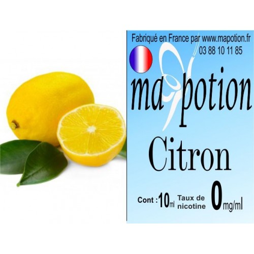 E-Liquide Fruit Citron, Eliquide Français, recharge liquide pour cigarette électronique, Ecig