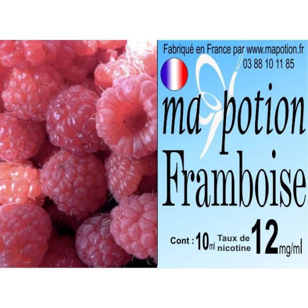 E-Liquide Fruit Framboise, Eliquide Français, recharge liquide pour cigarette électronique, Ecig